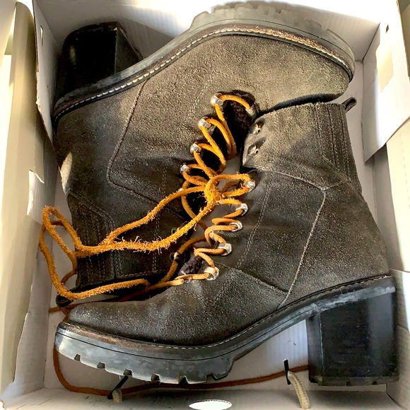 Marc Fisher Shoes - Marc Fischer LTD Denise hiker boots grey 8